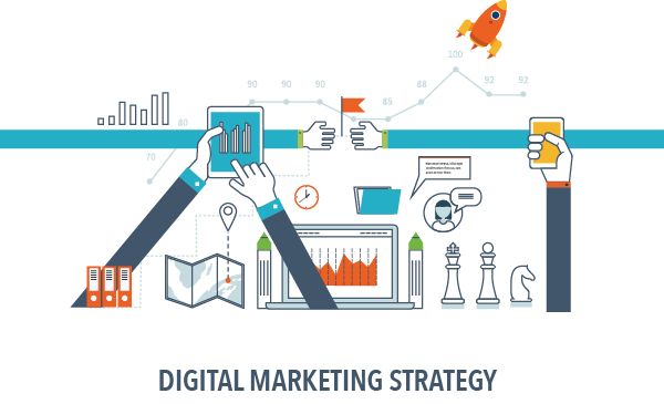 People using digital marketing methods instead of traditional marketing. 