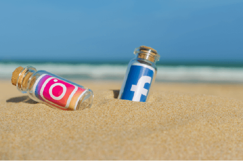 Facebook and Instagram bottles to compare