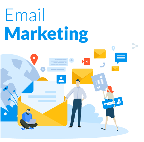Many people are engaging with each other via e-mail marketing.