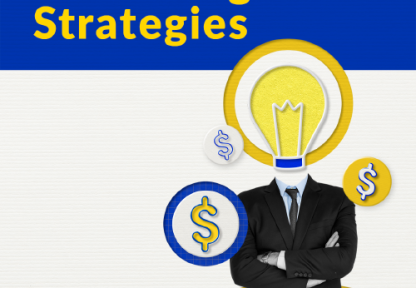 There is a business man with lots of marketing strategies and ideas to built a strong marketplace.