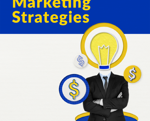 There is a business man with lots of marketing strategies and ideas to built a strong marketplace.